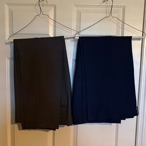 Haggar Men's Dress Pants - Charcoal Grey and Navy Size 40/30